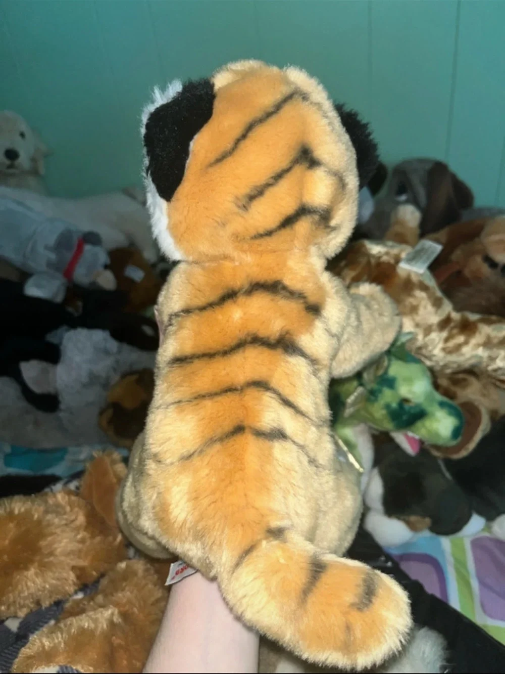 Nature babies extremely rare Bengal Tiger cub floppy vintage stuffed animal